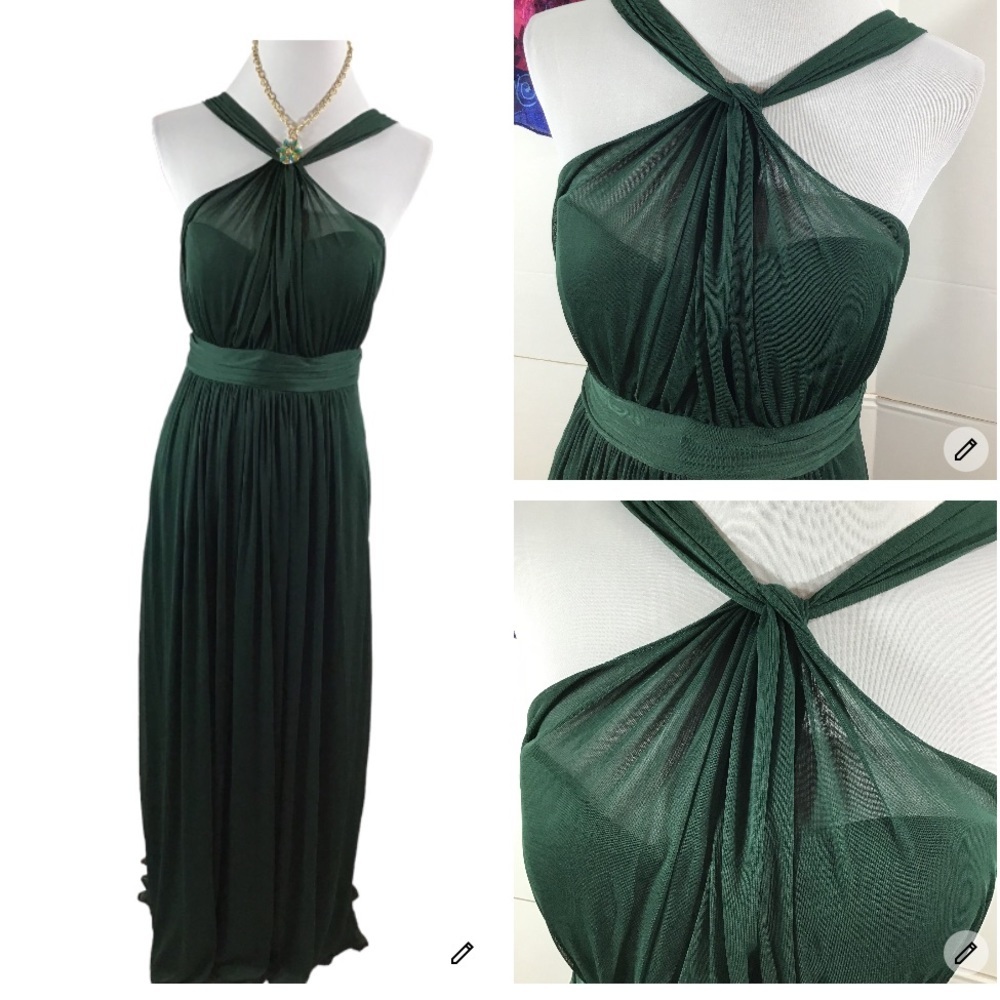 Birdy Grey Emerald Green Kiko Gown S